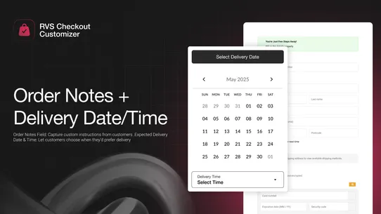 RVS Checkout Customizer screenshot