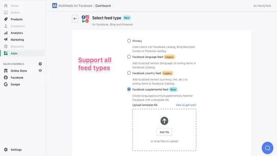 Multifeeds for Facebook Tiktok screenshot