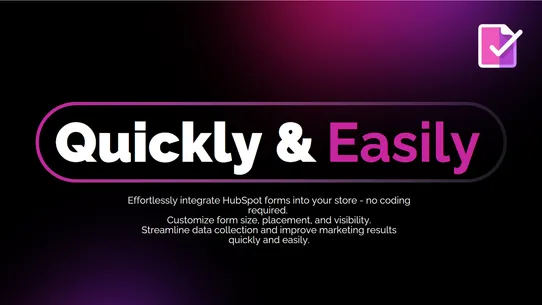 HubSpot Forms Integration screenshot