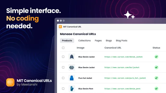 MIT Canonical URLs screenshot