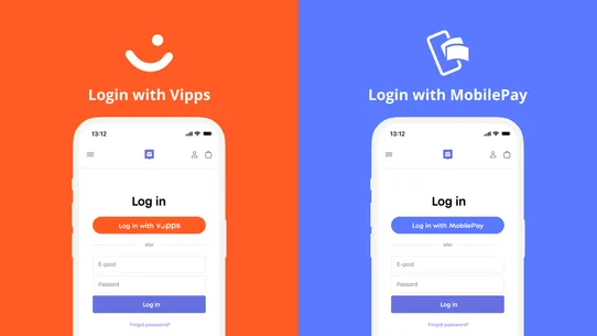 Vipps MobilePay Login screenshot