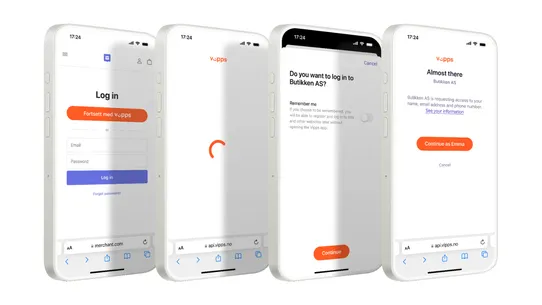Vipps MobilePay Login screenshot