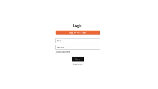 Vipps MobilePay Login screenshot