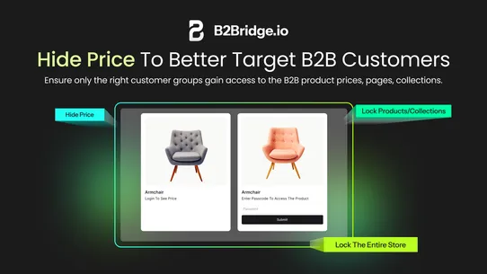 B2Bridge B2B Wholesale Pricing screenshot