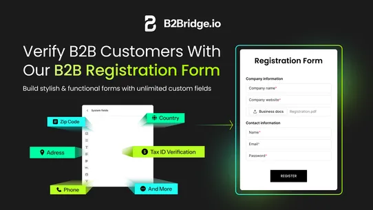 B2Bridge B2B Wholesale Pricing screenshot