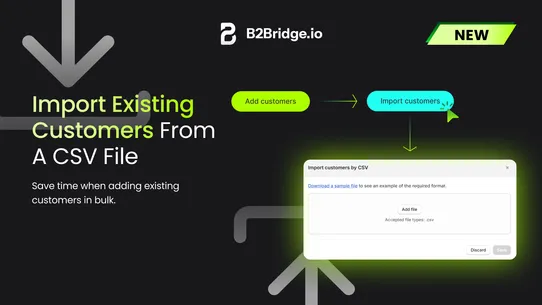B2Bridge B2B Wholesale Pricing screenshot