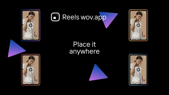 Shoppable Videos Reels wov.app screenshot