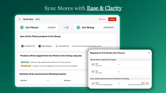Gro Multi Store Sync screenshot