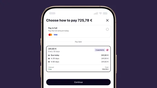 Klarna screenshot