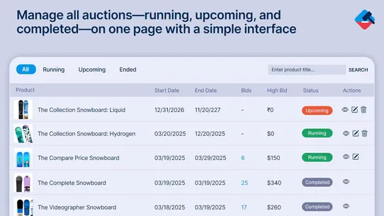 Bid Online Auction screenshot