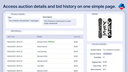 Bid Online Auction screenshot