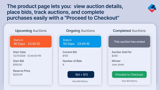 Bid Online Auction screenshot