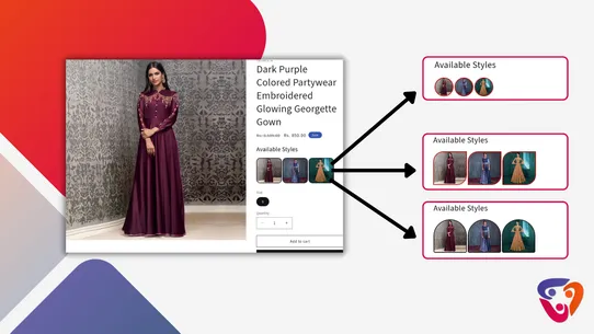 OnlyWeb Product as Variants screenshot