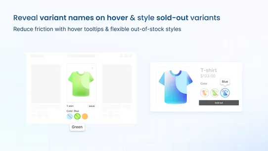 OPTIS Color Swatch Variants screenshot