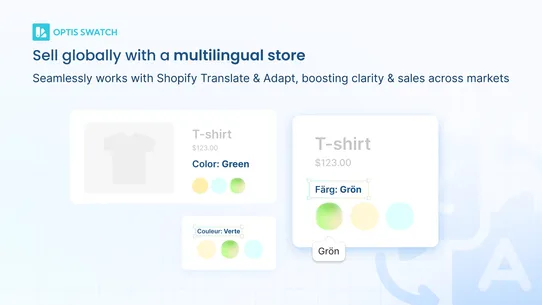 OPTIS Color Swatch Variants screenshot