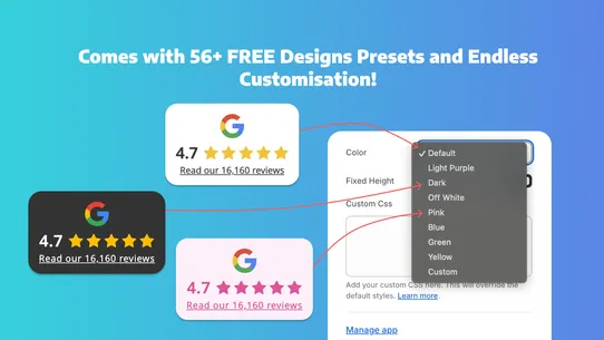 Google Reviews by DragonApps screenshot