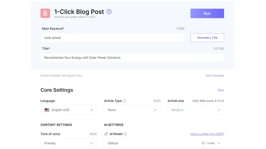 SEO WRITING screenshot