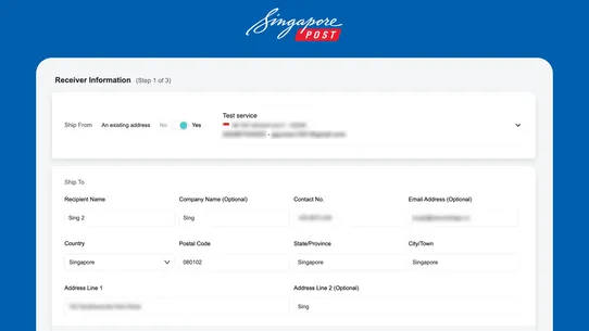 SingPost‑Shipping &amp; Fulfilment screenshot