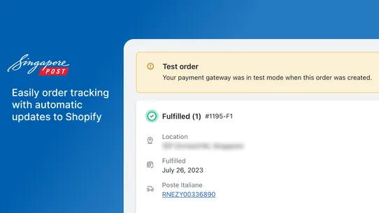 SingPost‑Shipping &amp; Fulfilment screenshot