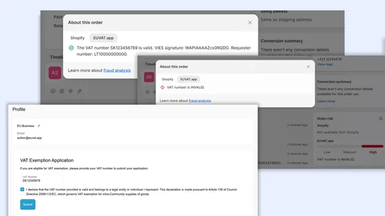 EUVAT.app – B2B Reverse Tax screenshot