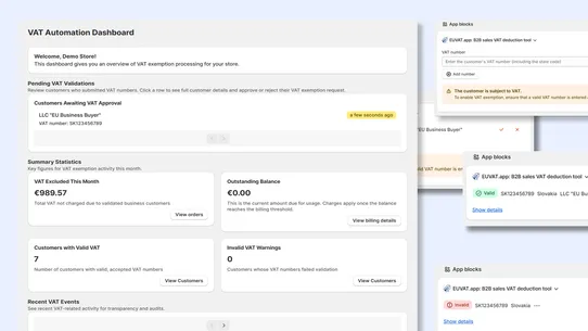 EUVAT.app – B2B Reverse Tax screenshot