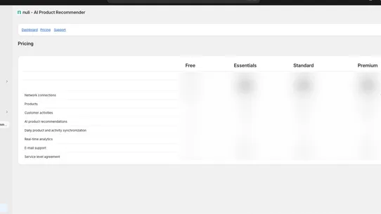 nuli ‑ AI Product Recommender screenshot
