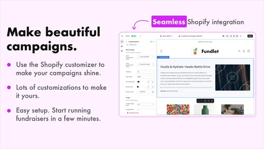 Fundlet Fundraiser screenshot