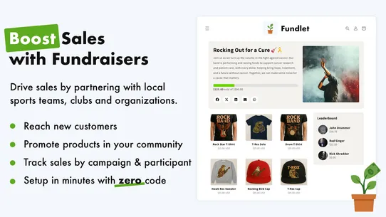 Fundlet Fundraiser screenshot