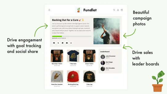 Fundlet Fundraiser screenshot