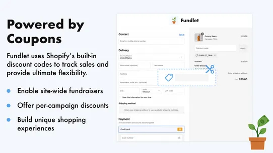 Fundlet Fundraiser screenshot