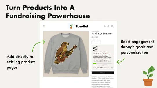 Fundlet Fundraiser screenshot