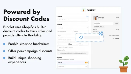 Fundlet Fundraiser screenshot