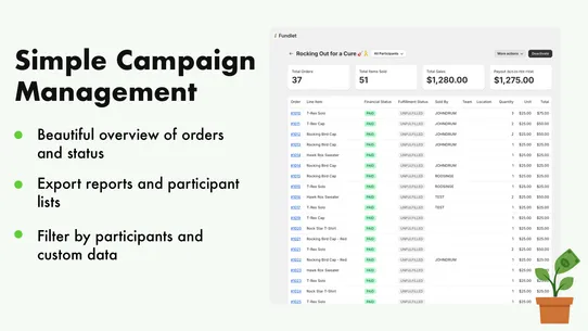 Fundlet Fundraiser screenshot