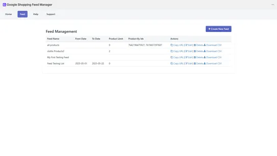 Google Shopping Feed Manager screenshot