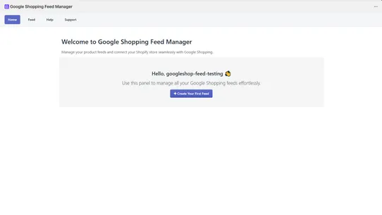 Google Shopping Feed Manager screenshot