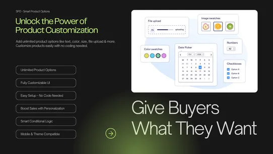 SPO ‑ Smart Product Options screenshot