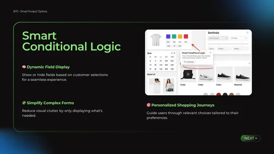 SPO ‑ Smart Product Options screenshot