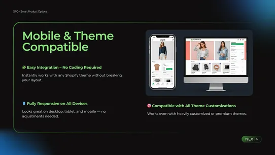SPO ‑ Smart Product Options screenshot