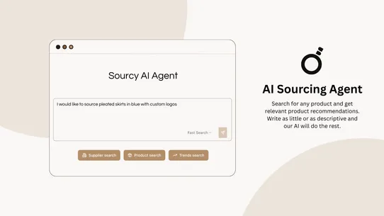Sourcy AI screenshot