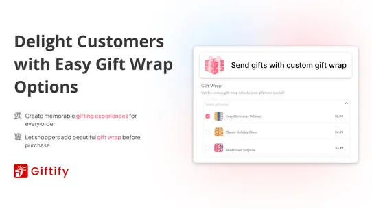 Giftify: Gift Wrap &amp; Notes screenshot