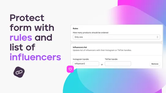 GiftForm ‑ Influencer Gifting screenshot