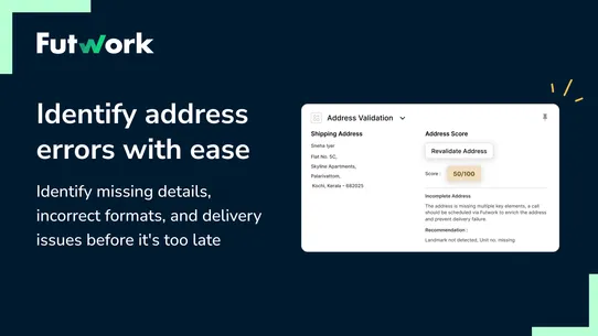 Futwork: Address Identify screenshot