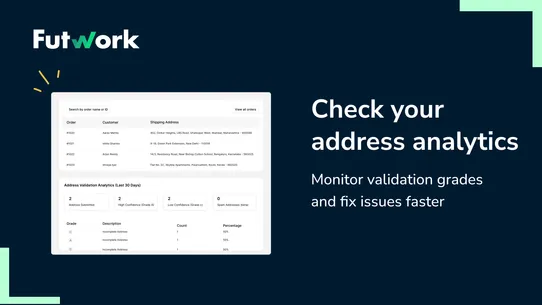 Futwork: Address Identify screenshot