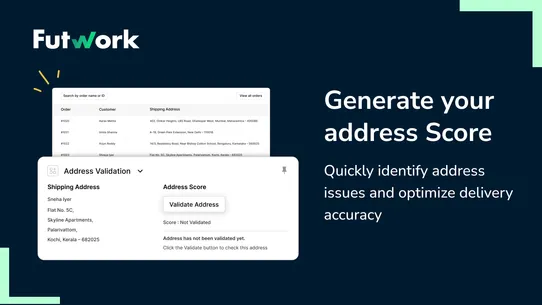 Futwork: Address Identify screenshot
