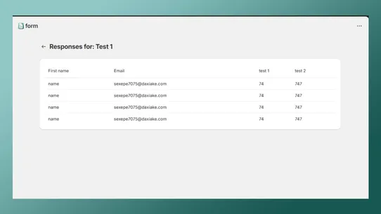 Forms ‑ Opal Infotech screenshot