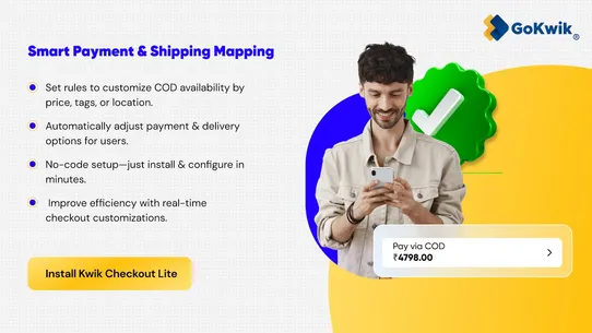 Kwik Cash on Delivery‑ COD App screenshot