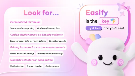 Easify Product Options screenshot