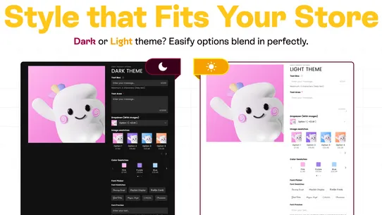 Easify Custom Product Options screenshot