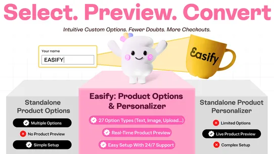 Easify Custom Product Options screenshot