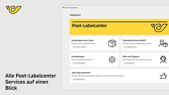 Post‑Labelcenter (offiziell) screenshot